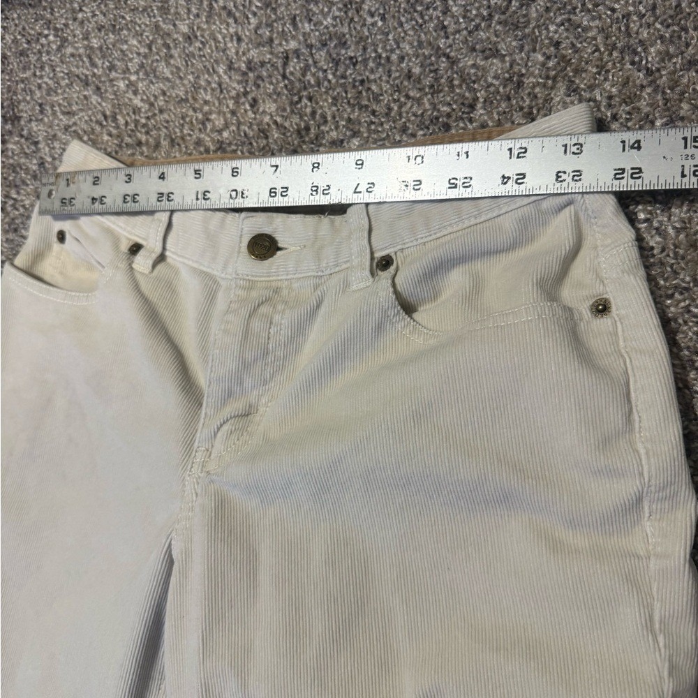 Eddie Bauer Cream Corduroy Pants - Picture 4 of 5